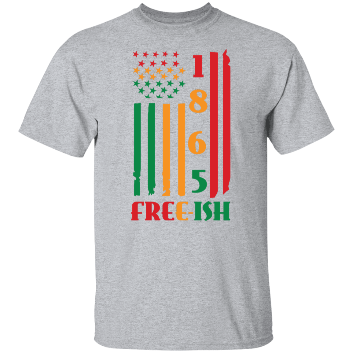 Juneteenth Freeish Flag T-Shirt