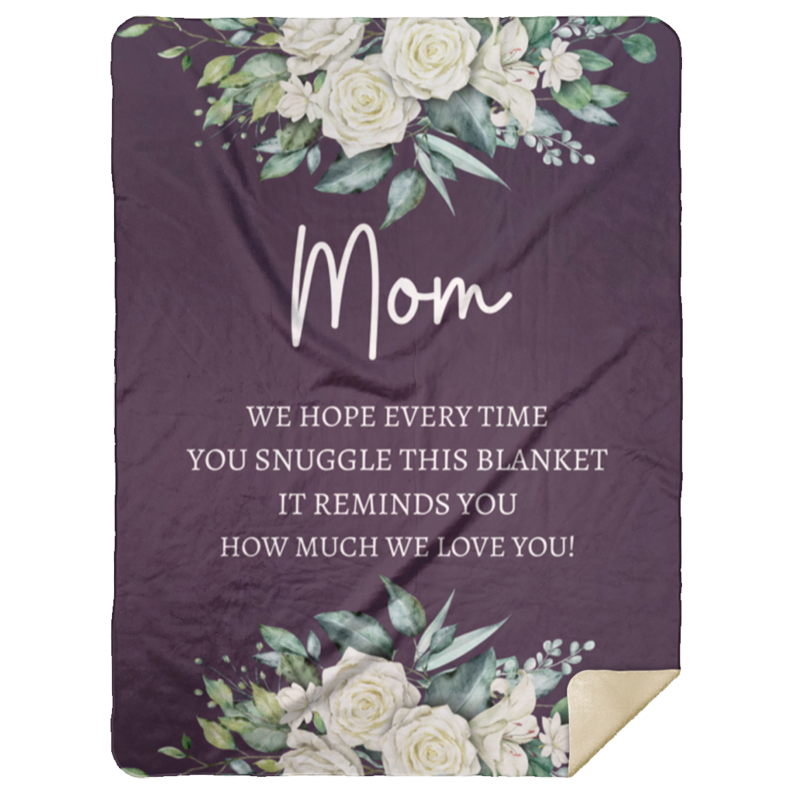 MOM FLOWER BLANKET | Mother's Day Gift