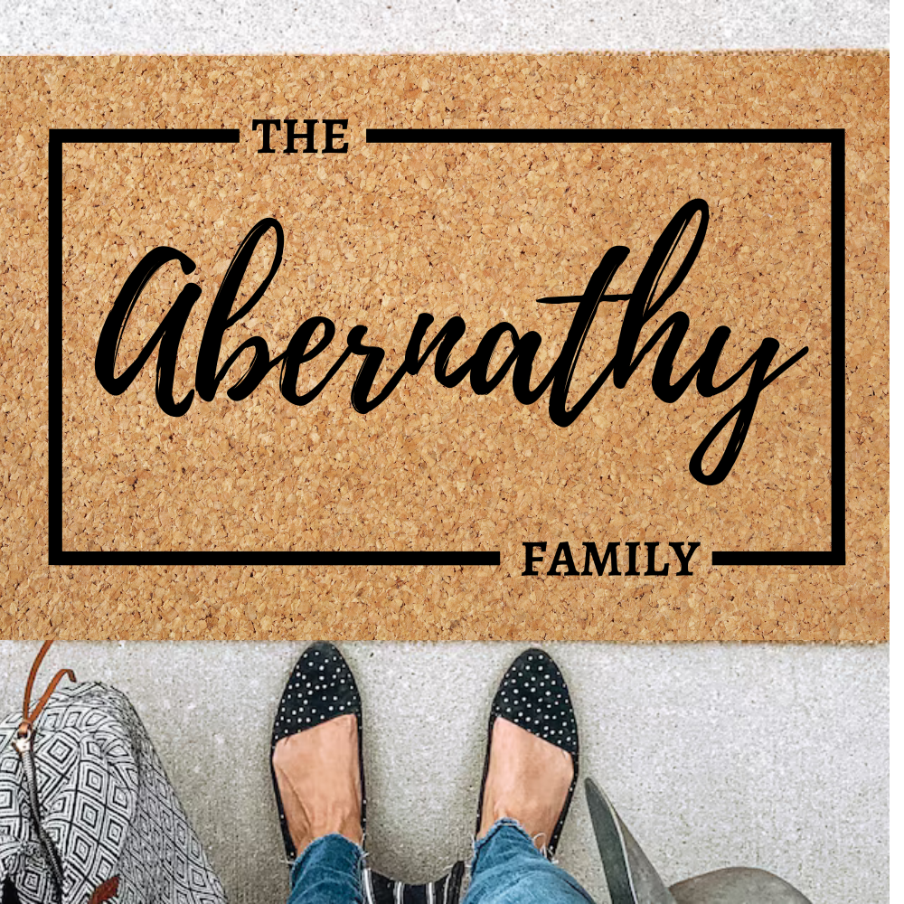 Personalized Family Name Doormat