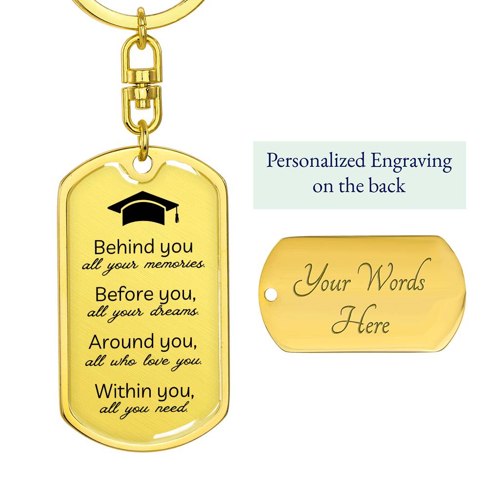 GRADUATE KEYCHAIN | Behind You