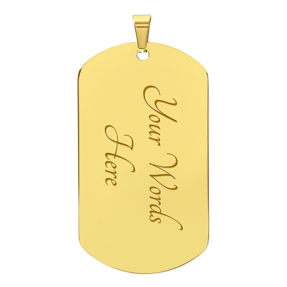 TO MY SON LOVE MOM | Dog Tag