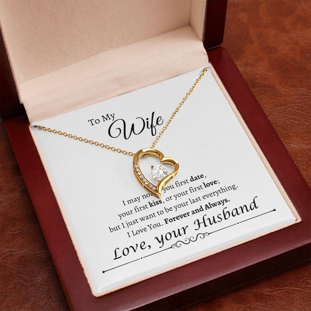 To My Wife | Love your Husband| Forever Love Necklace