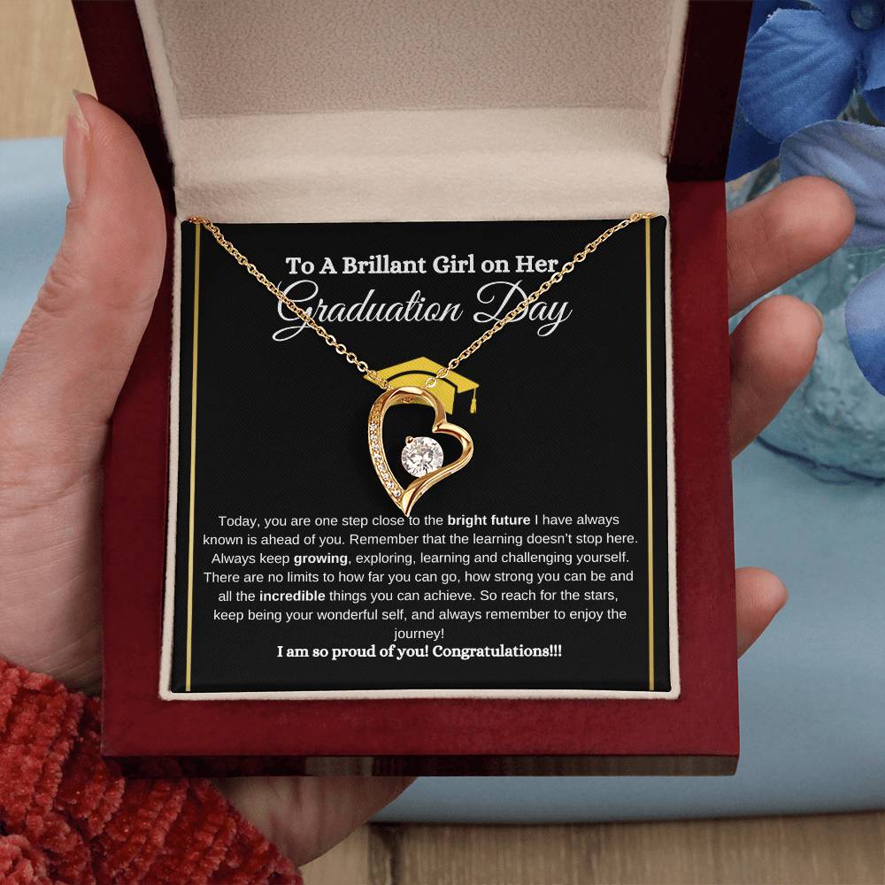 TO MY BRILLANT GIRL ON HER GRAUATION DAY | Graduation Day | Forever Love Necklace