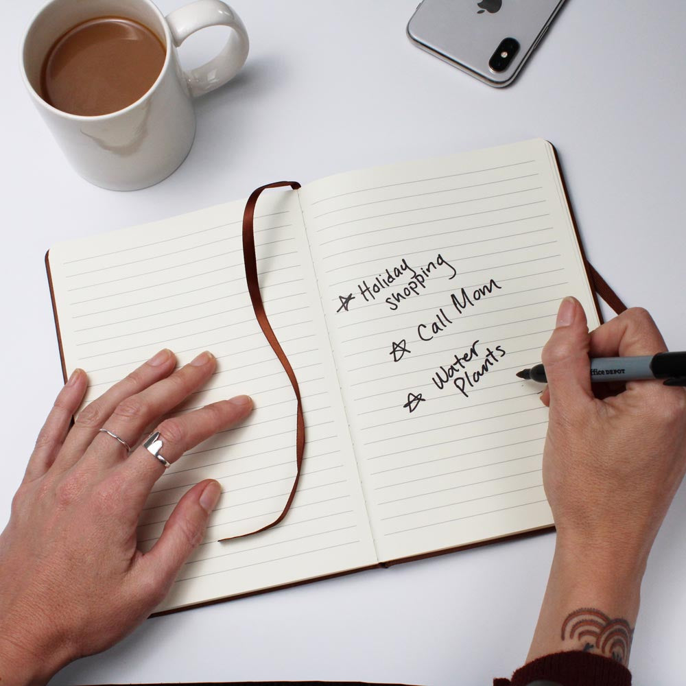 TO MY DAUGHTER | Happy Graduation | Love Mom | leather Journal