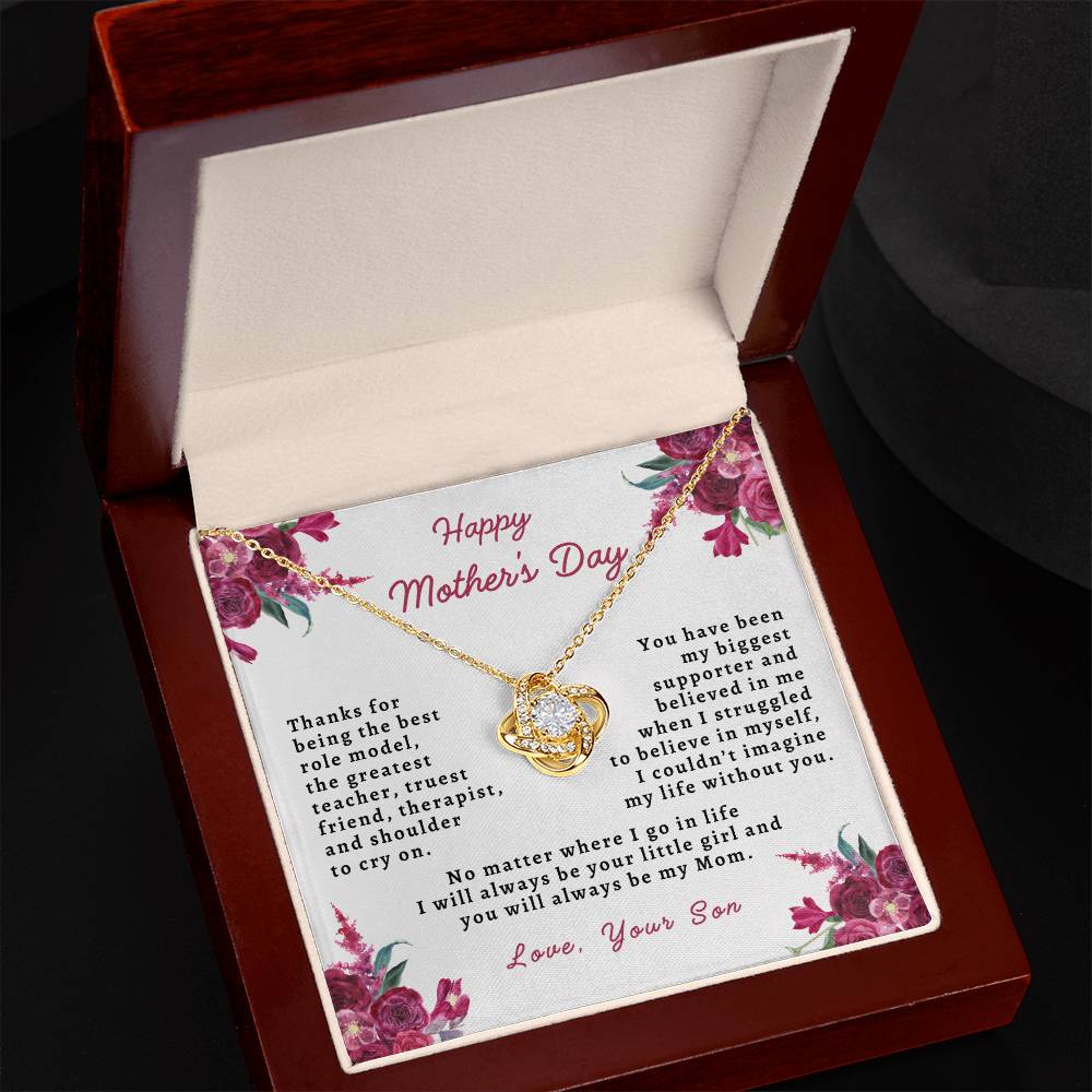 HAPPY MOTHER'S DAY| Thanks for Being Love Knot Necklace