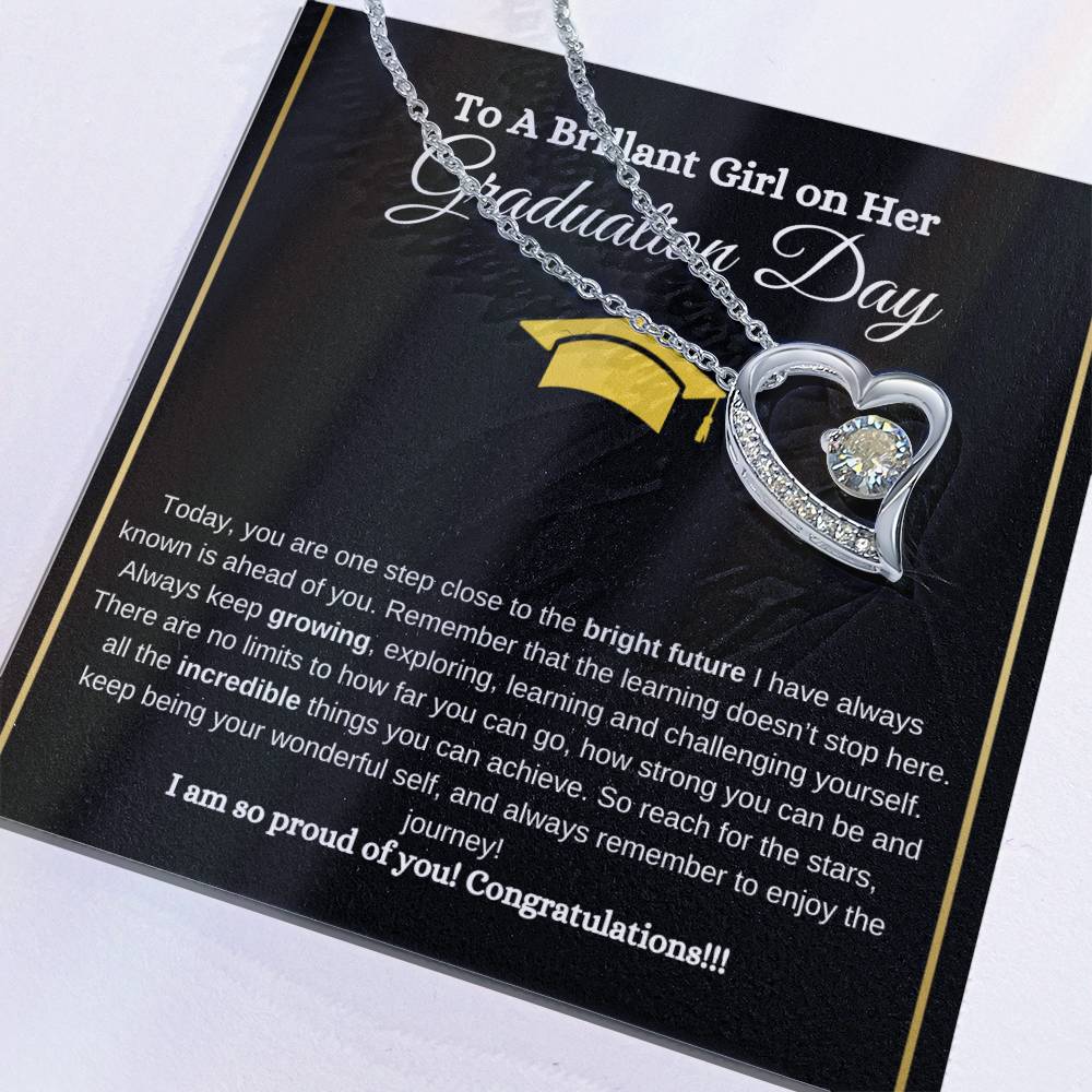TO MY BRILLANT GIRL ON HER GRAUATION DAY | Graduation Day | Forever Love Necklace