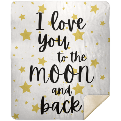To The Moon and Back Blankets