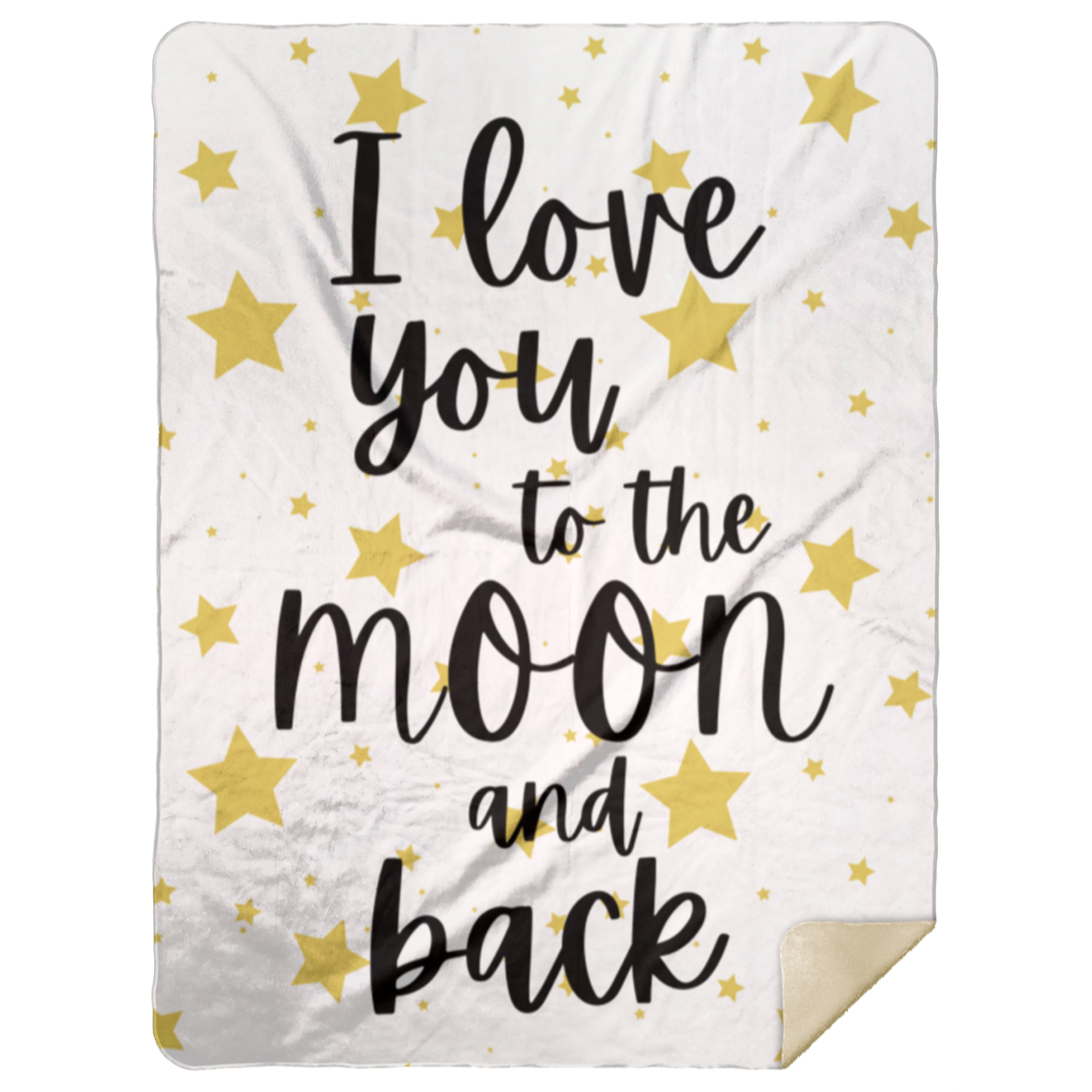 To The Moon and Back Blankets