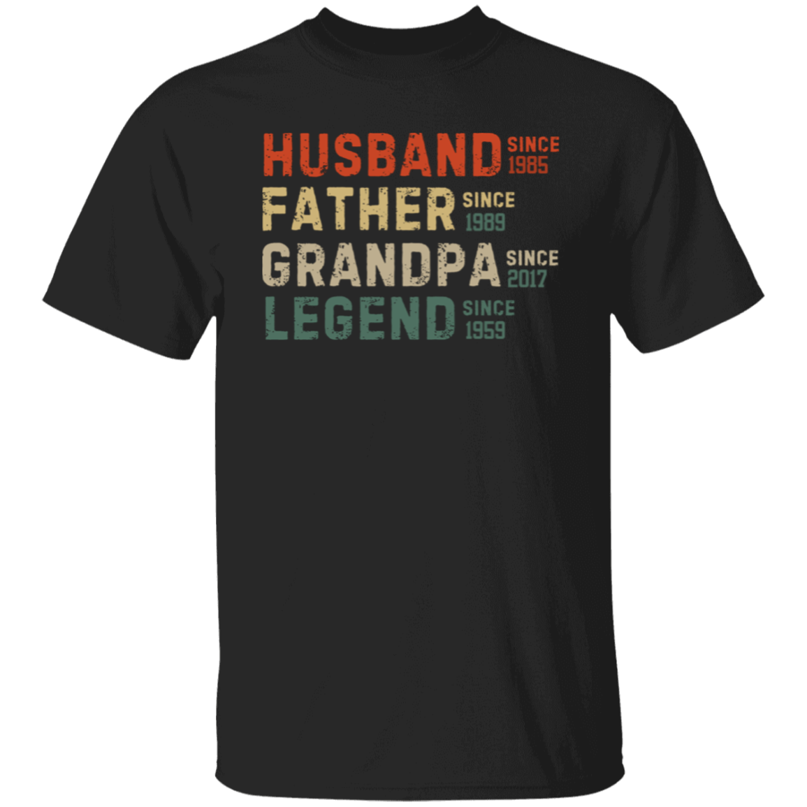 HUSBAND FATHER GRANDPA LEGEND T-Shirt