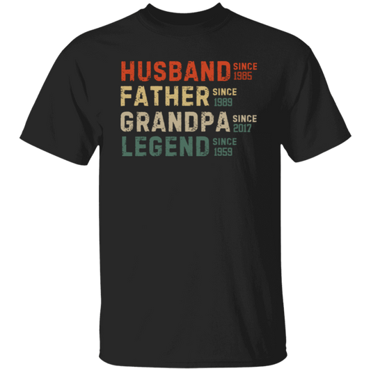 HUSBBAND FATHER GRANDPA LEGEND T-Shirt