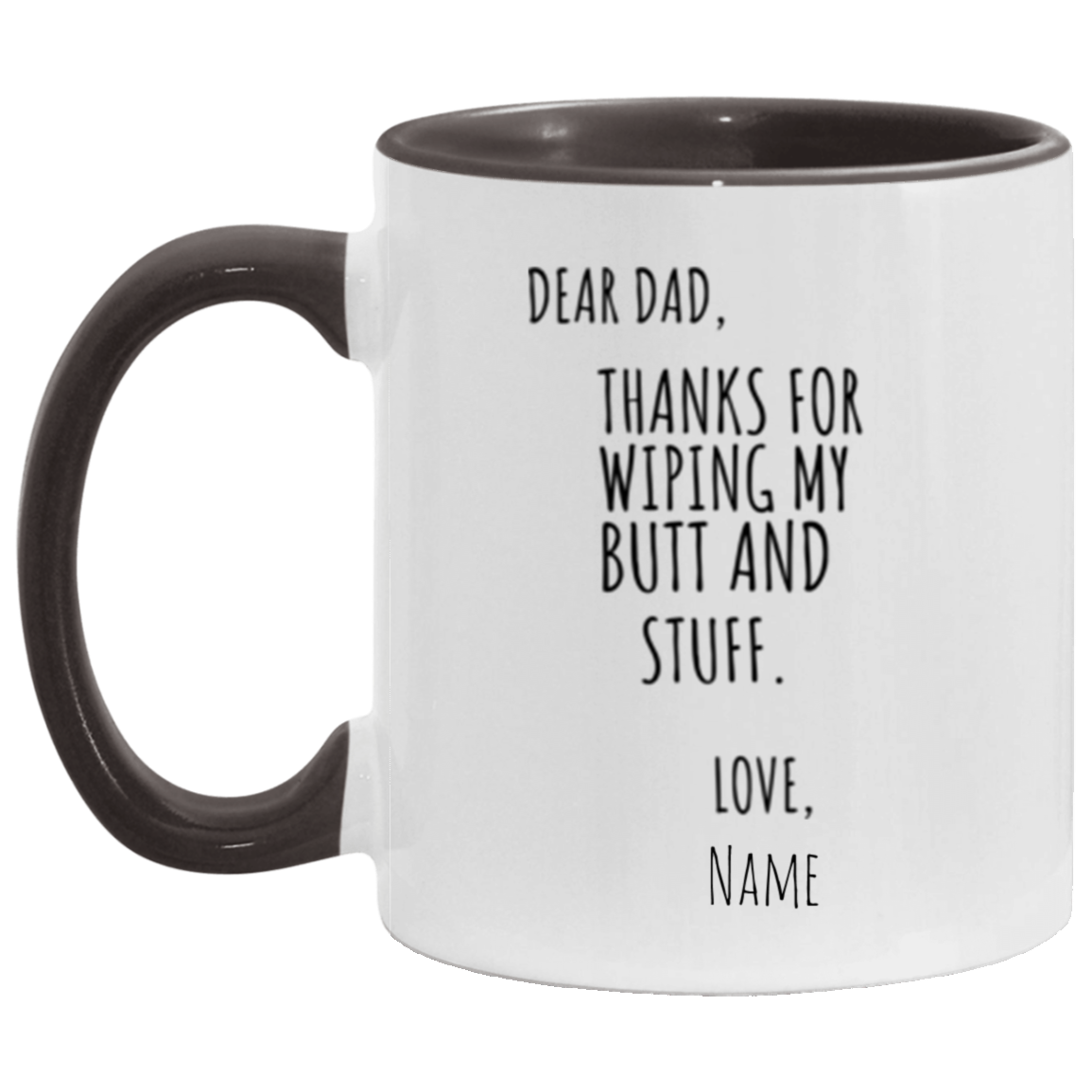 DEAR DAD BUTT MUG