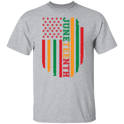 Juneteenth  Down Flag T-Shirt