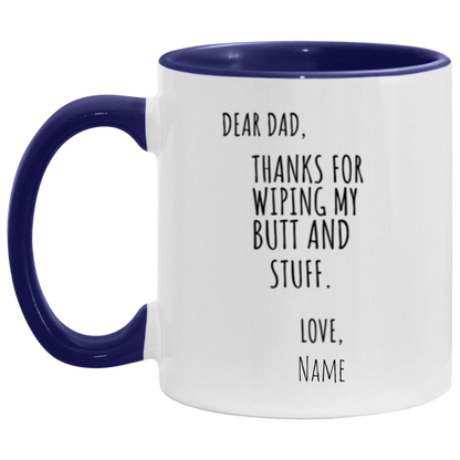 DEAR DAD BUTT MUG