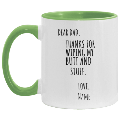 DEAR DAD BUTT MUG
