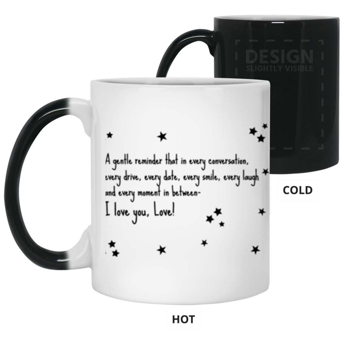 A Gentle Reminder I Love You Color Changing Mug