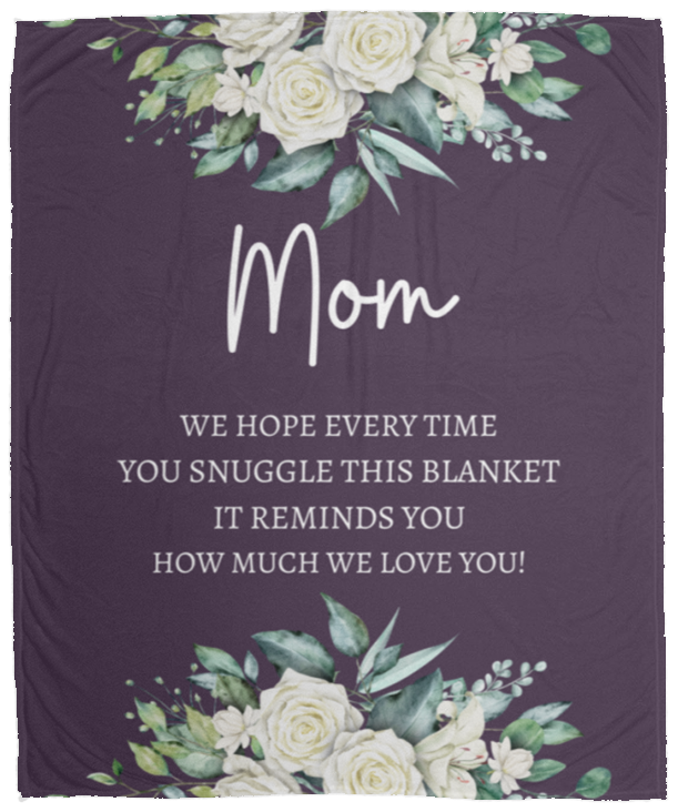 MOM FLOWER BLANKET | Mother's Day Gift