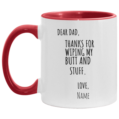 DEAR DAD BUTT MUG