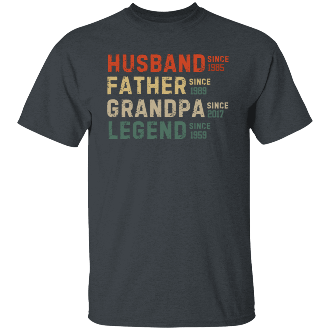 HUSBAND FATHER GRANDPA LEGEND T-Shirt