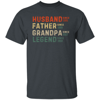 HUSBAND FATHER GRANDPA LEGEND T-Shirt