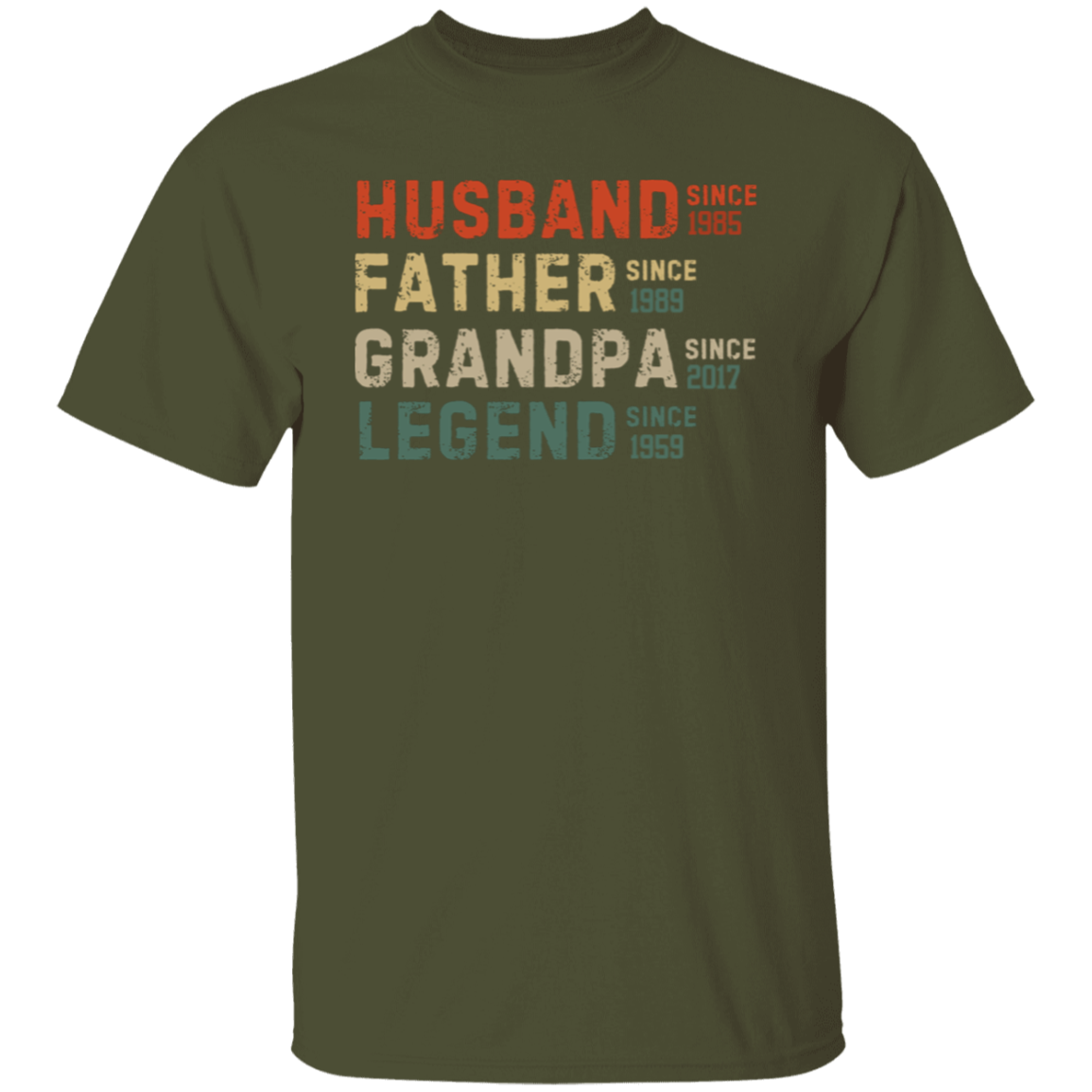 HUSBAND FATHER GRANDPA LEGEND T-Shirt