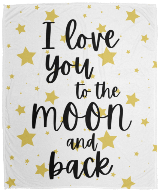 To The Moon and Back Blankets