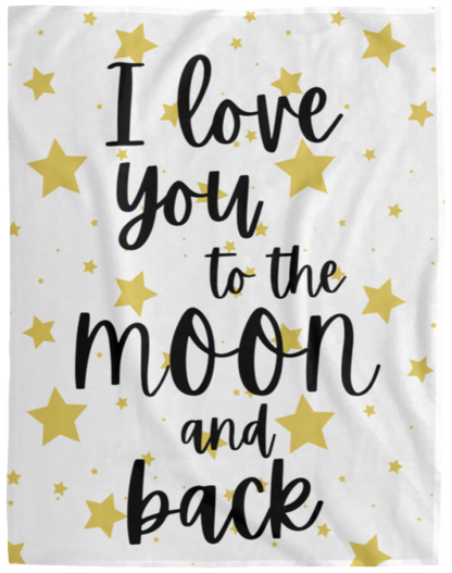 To The Moon and Back Blankets