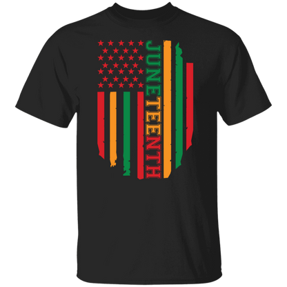 Juneteenth  Down Flag T-Shirt