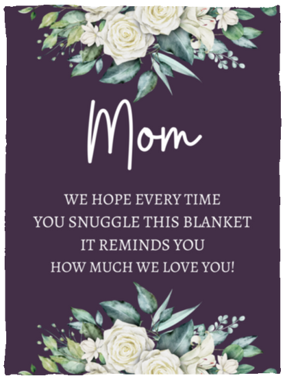 MOM FLOWER BLANKET | Mother's Day Gift