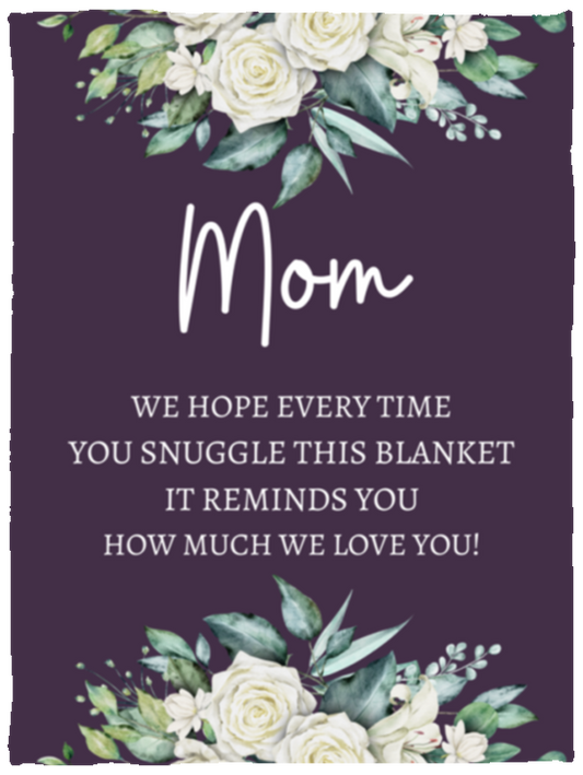 MOM FLOWER BLANKET | Mother's Day Gift