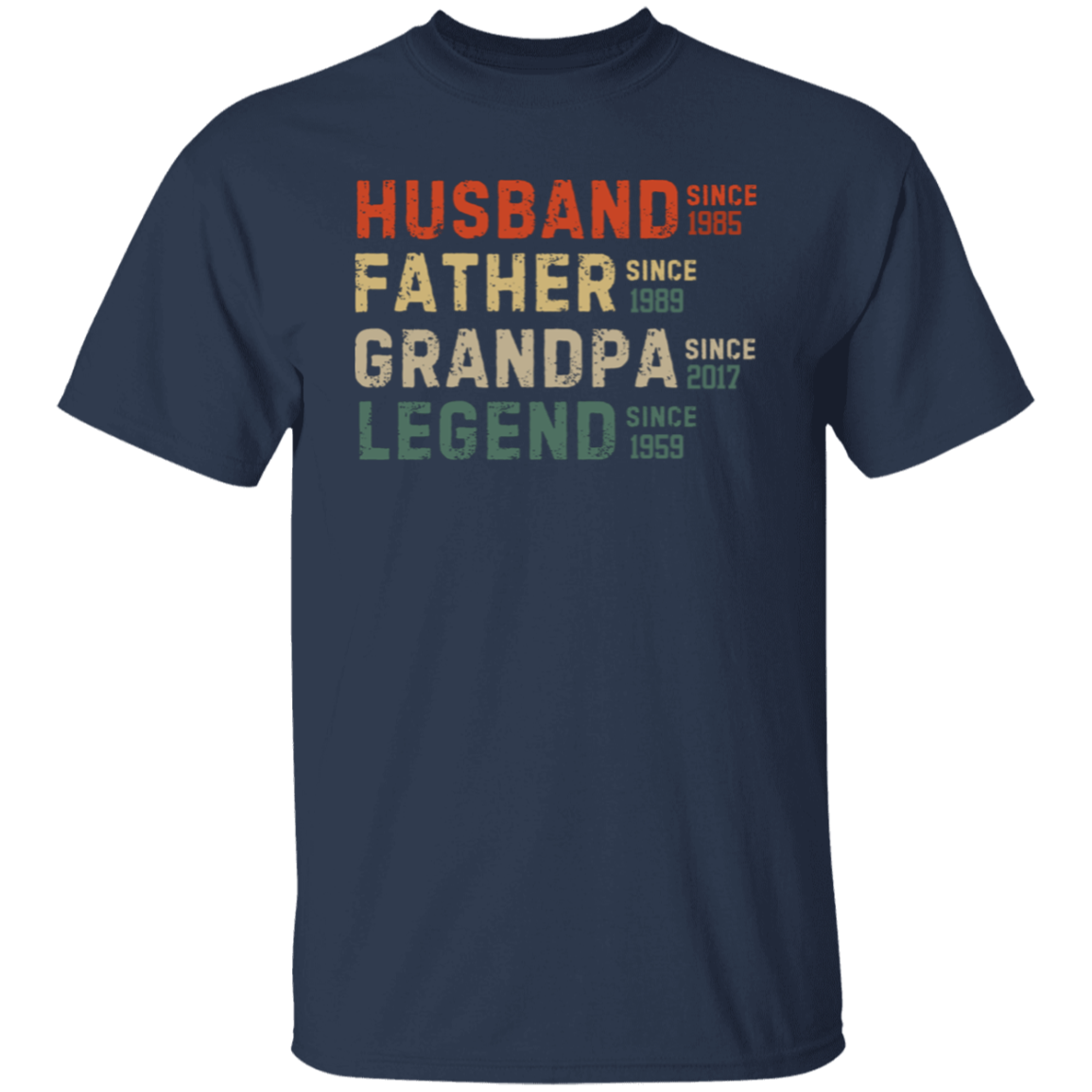 HUSBAND FATHER GRANDPA LEGEND T-Shirt