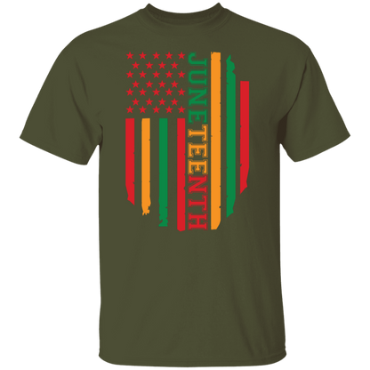 Juneteenth  Down Flag T-Shirt
