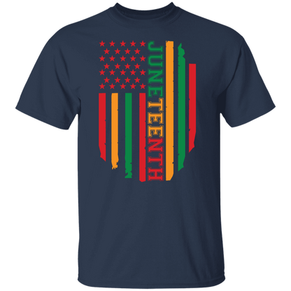 Juneteenth  Down Flag T-Shirt