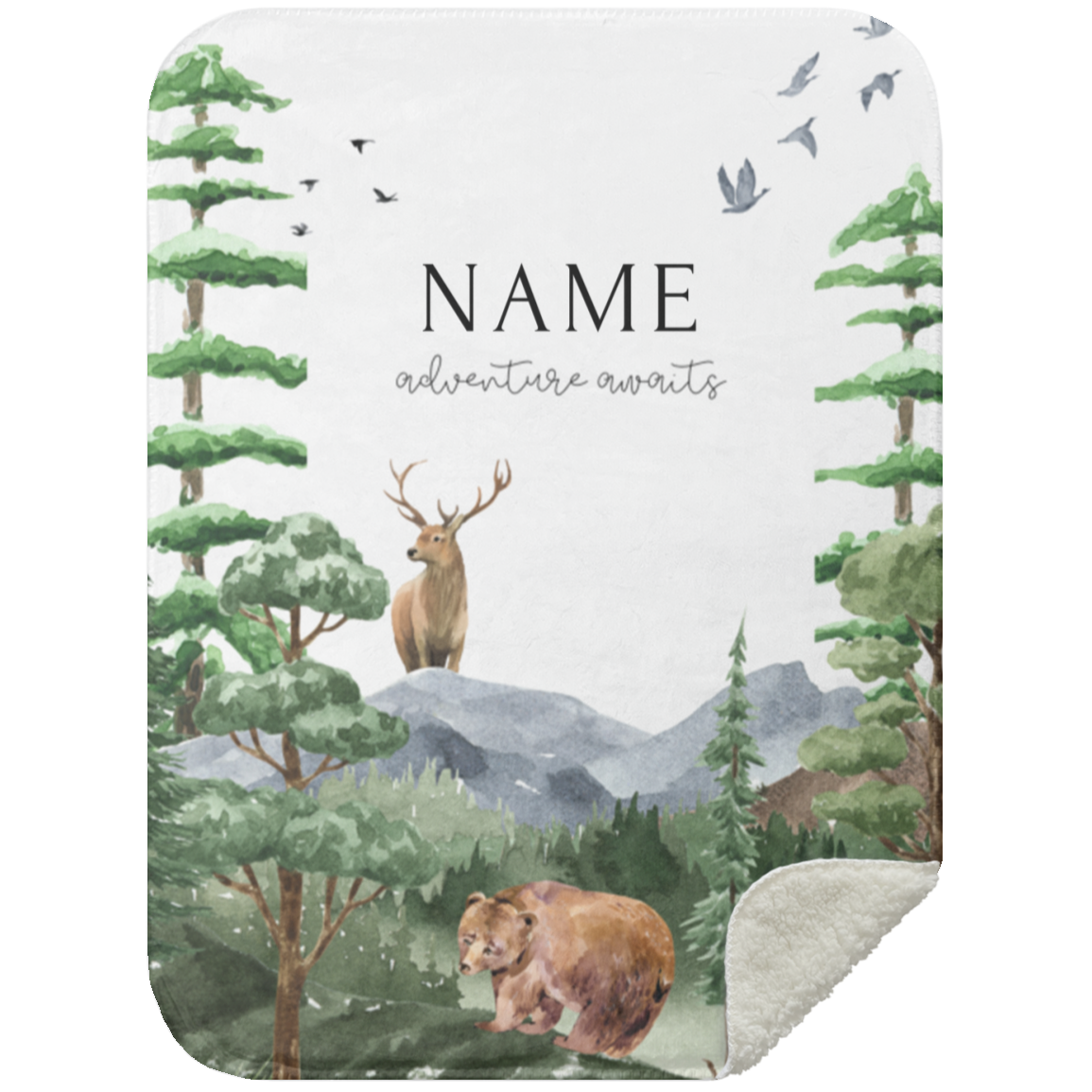 Personalized Baby Adventure Baby Blankets