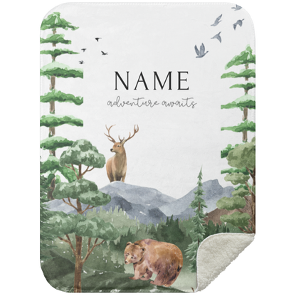 Personalized Baby Adventure Baby Blankets