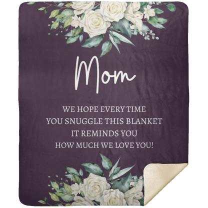 MOM FLOWER BLANKET | Mother's Day Gift