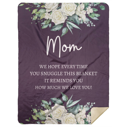 MOM FLOWER BLANKET | Mother's Day Gift