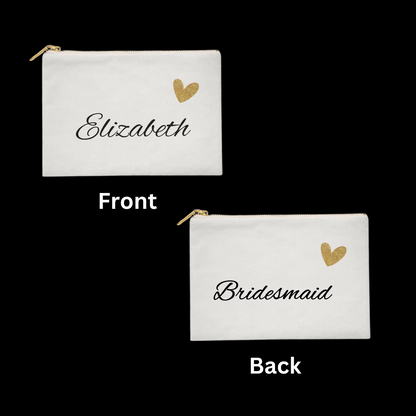 Personalized Cosmetic Wedding Bag