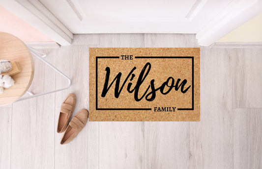 Personalized Family Name Doormat