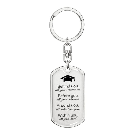 GRADUATE KEYCHAIN | Behind You