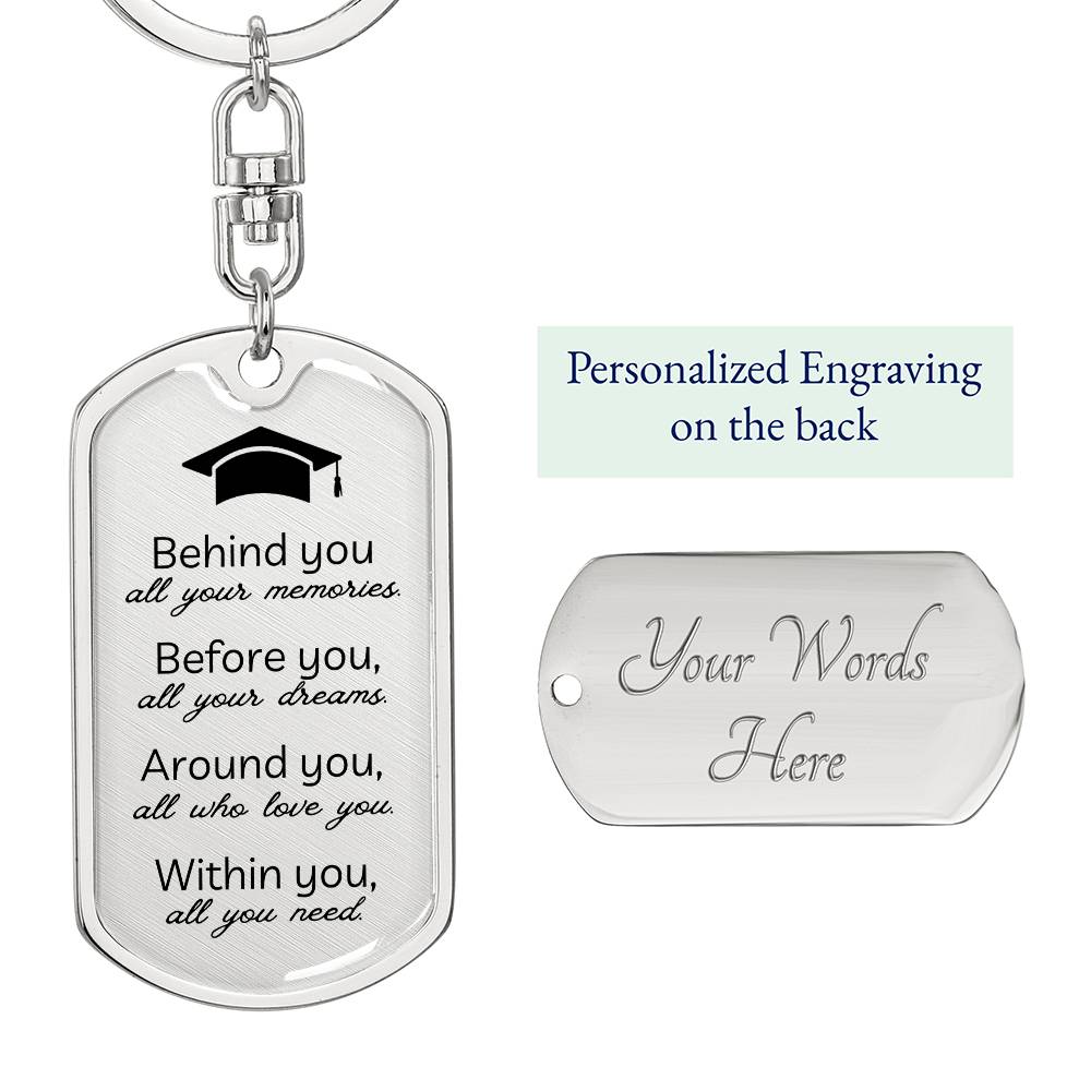 GRADUATE KEYCHAIN | Behind You