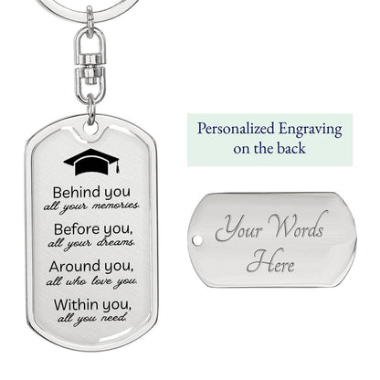 GRADUATE KEYCHAIN | Behind You