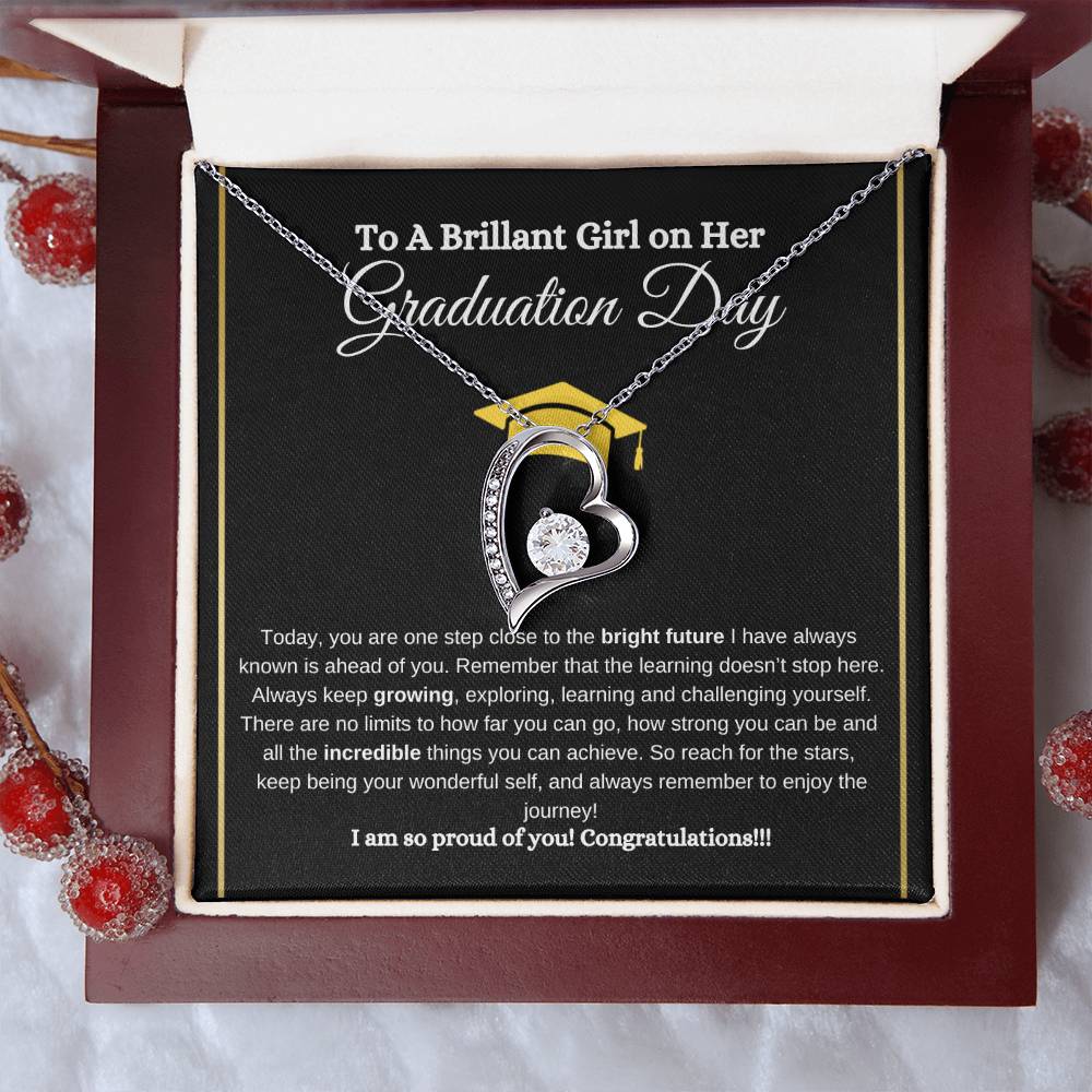 TO MY BRILLANT GIRL ON HER GRAUATION DAY | Graduation Day | Forever Love Necklace