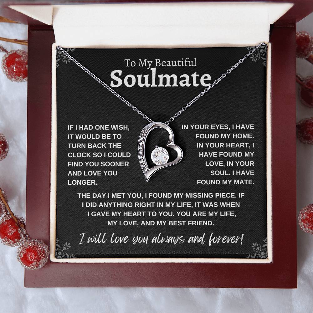 TO MY BEAUTIFUL SOULMATE | Forever Love Necklace