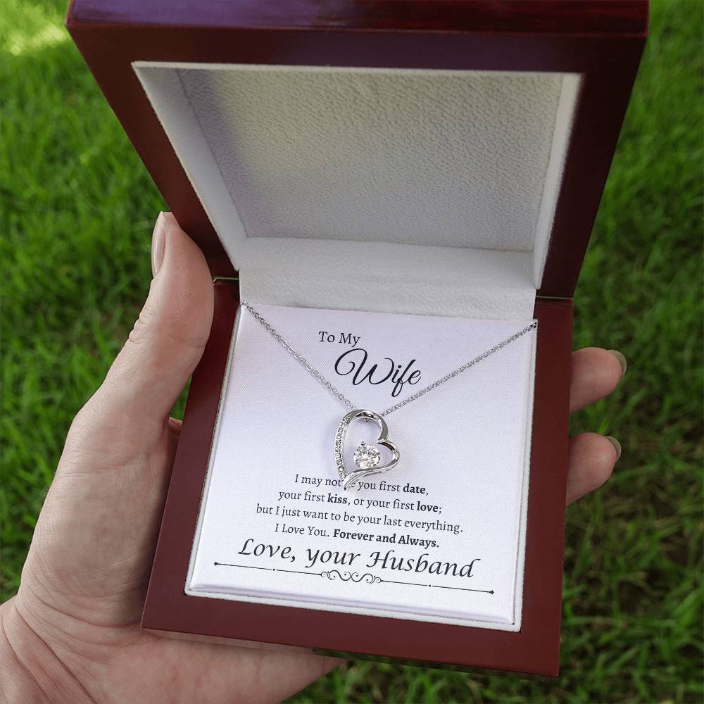 To My Wife | Love your Husband| Forever Love Necklace