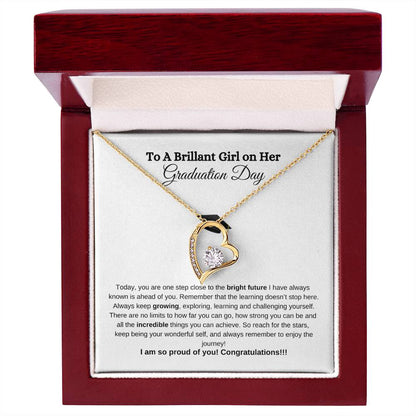 TO MY BRILLANT GIRL ON HER GRADUATIN DAY | Graduation Day | Forever Love Necklace