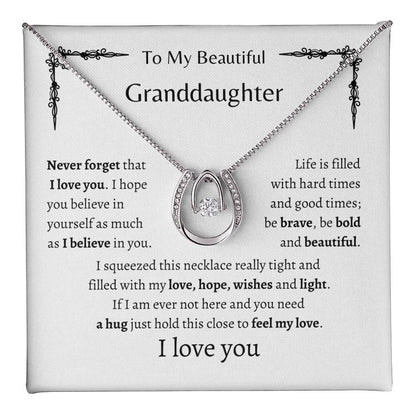 TO MY BEAUTIFUL GRANDDAUGHTER | Lucky In Love Necklace