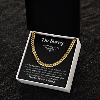 I'm Sorry For Hurting You | Cuban Chain