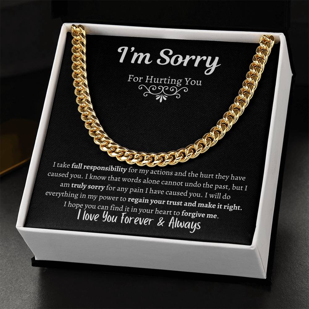 I'm Sorry For Hurting You | Cuban Chain