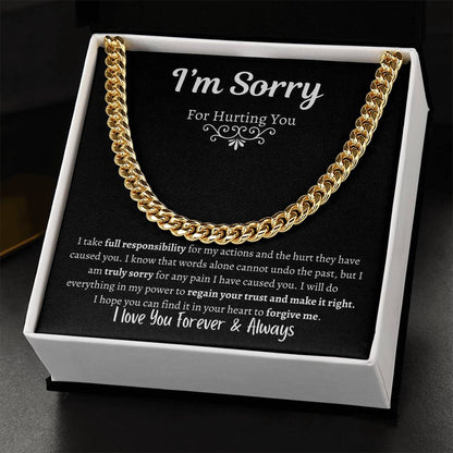 I'm Sorry For Hurting You | Cuban Chain