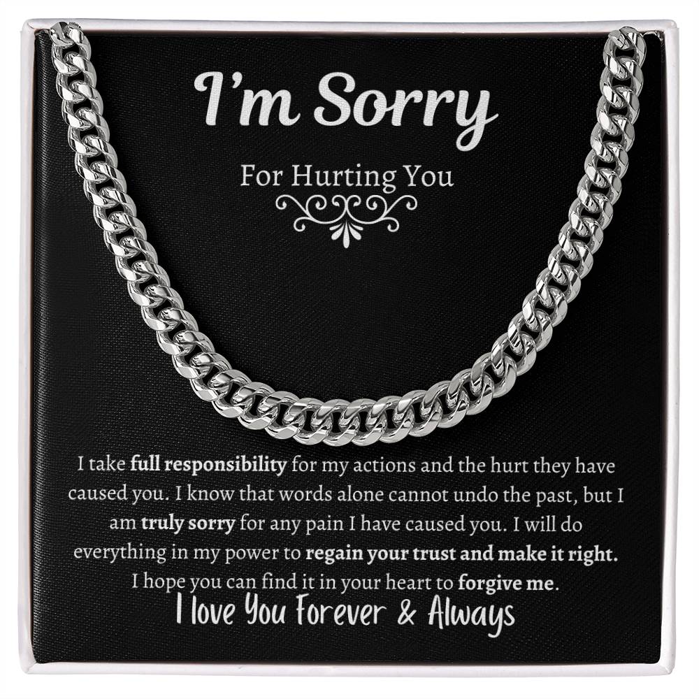 I'm Sorry For Hurting You | Cuban Chain